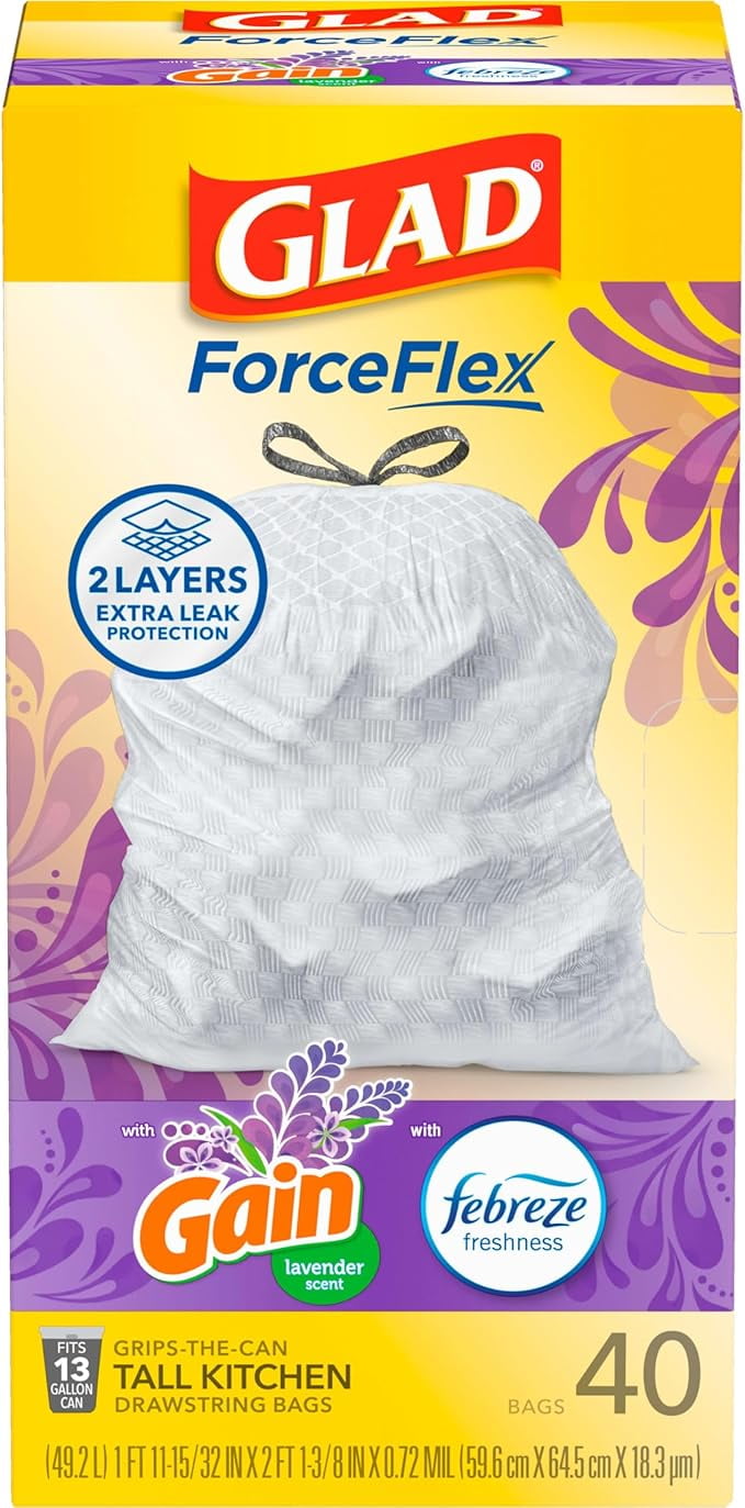 Tall Drawstring Garbage Bags