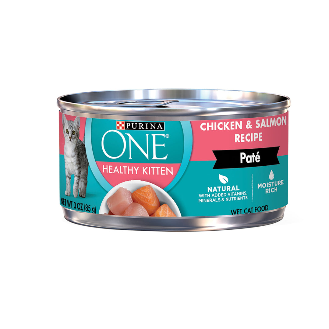 Chicken Salmon Wet Kitten Food,12 Pack