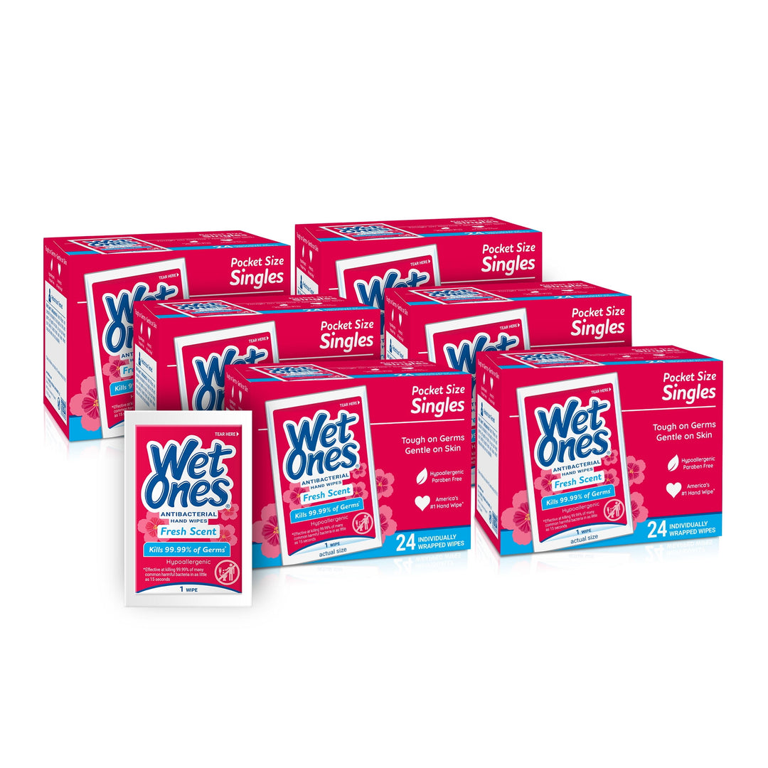 Fresh Scent Hand Wipes 24 Count