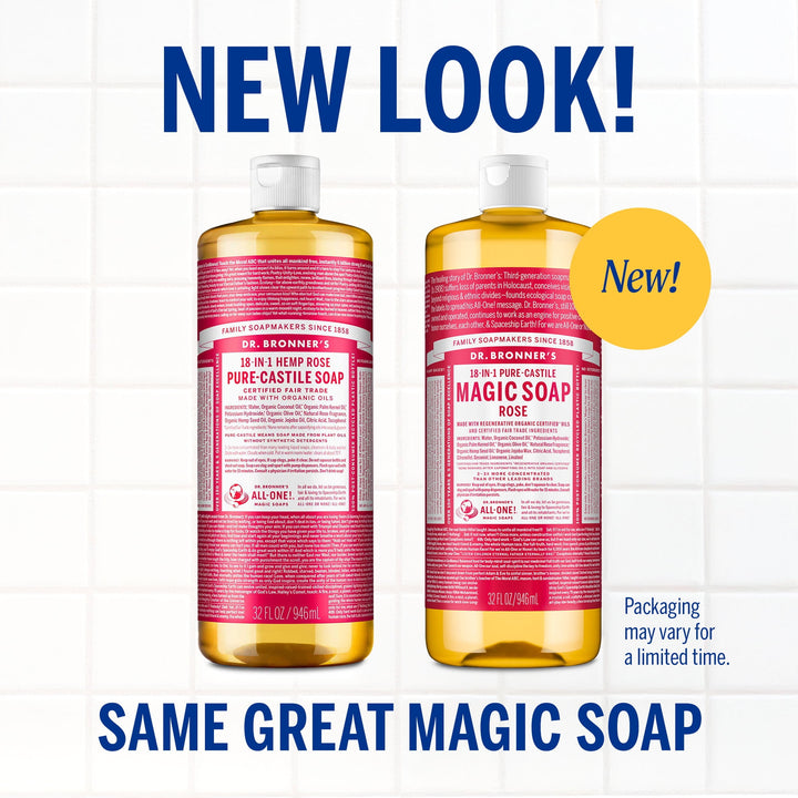 Castile Liquid Magic Soap - Pure Rose