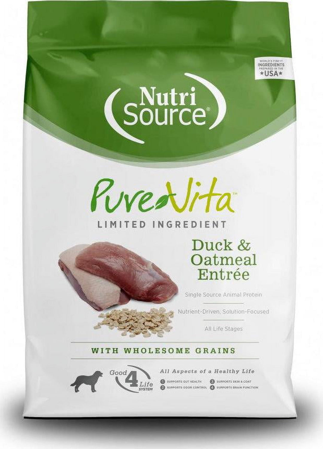 Duck and Oatmeal Dry Dog Food 5 lb