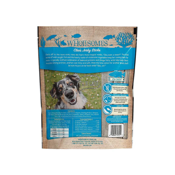 Wholesomes Jerky Sticks Grain Free Dog Treats - Cleo's (25 oz bag)