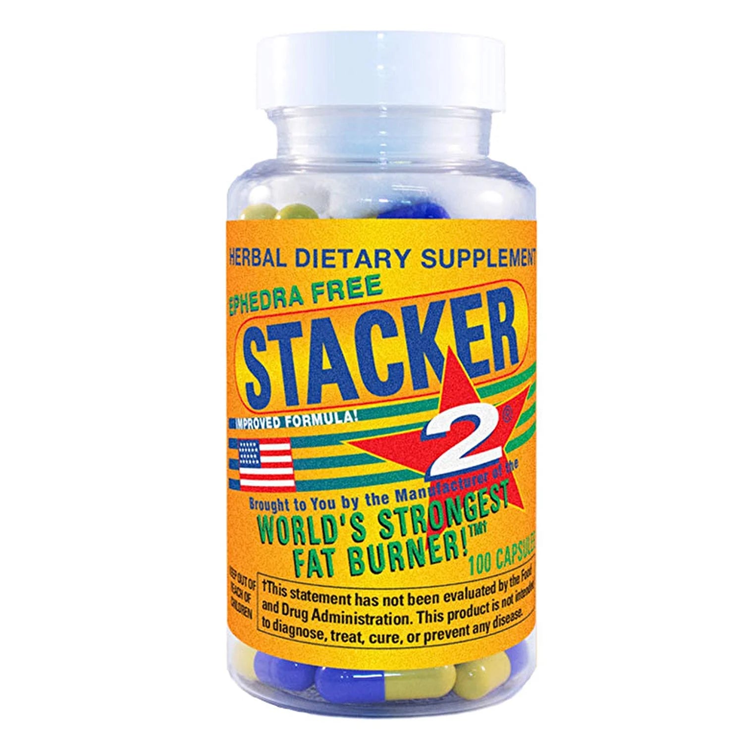 Weight Loss & Energy Support Supplement 100 Capsules