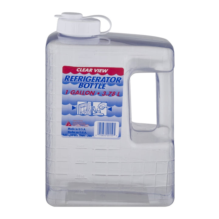 1 Gallon Clear Refrigerator Bottle