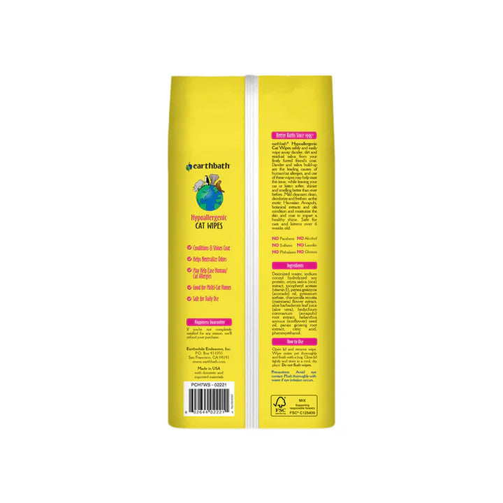 Hypo-Allergenic Cat Cleaning Wipes