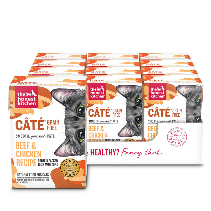 Pate Cat Wet Food - Beef & Chicken 12 Pack