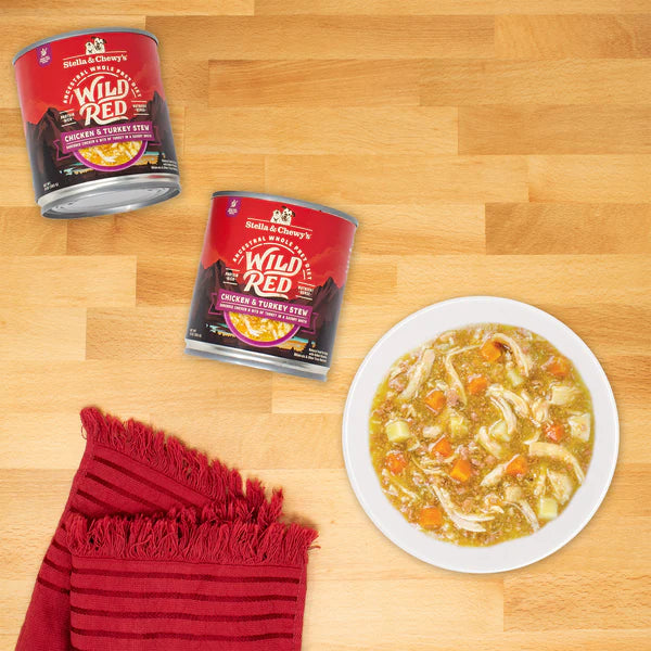 Wild Red Dog Stew - Chicken & Turkey Case Of 6