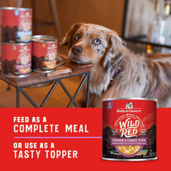 Wild Red Dog Stew - Chicken & Turkey Case Of 6