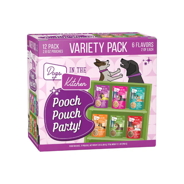 Kitchen Wet Dog Food Pouches - Variety Pack