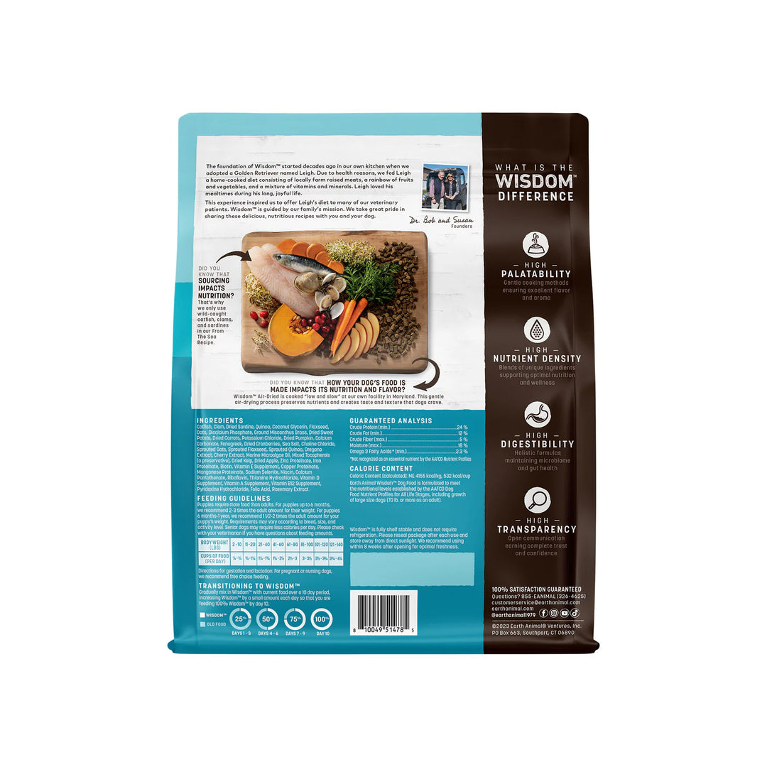 Wisdom Air-Dried Natural Dog Food - From the Sea