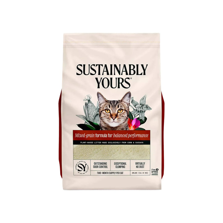 Corn & Casava Clumping Cat Litter - Mixed Grain