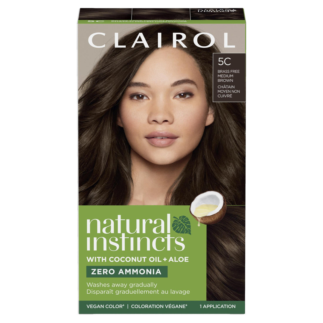 Hair Color Creme Dye, 5C Medium Brown