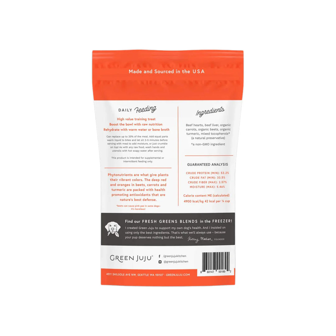 Freeze Dried Whole Food Bites For Red Beef