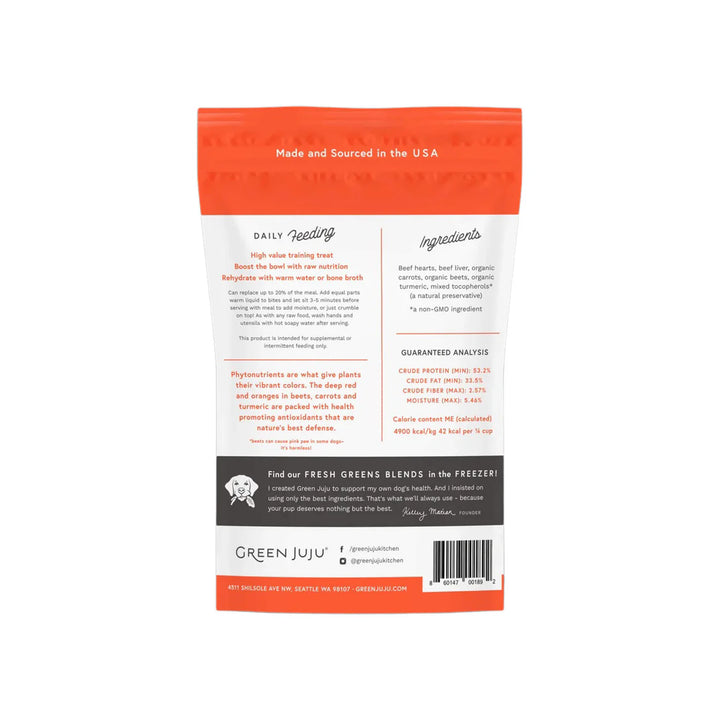 Freeze Dried Whole Food Bites For Red Beef