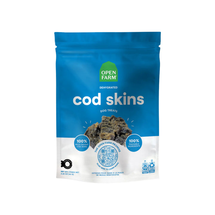 Dehydrated Dog Treats - Cod Skins