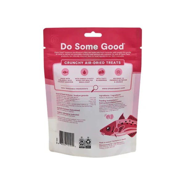 Icelandic Air Dried  Bars  Haddock & Blueberry