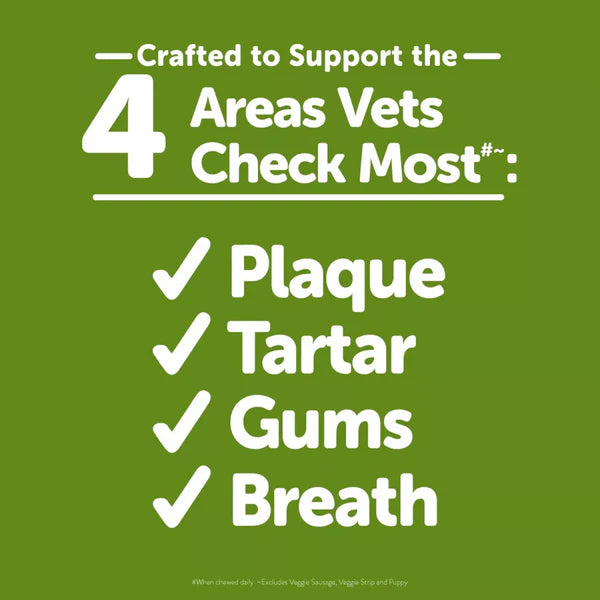 Vegetarian Dental Chews for Dogs - Brushzees