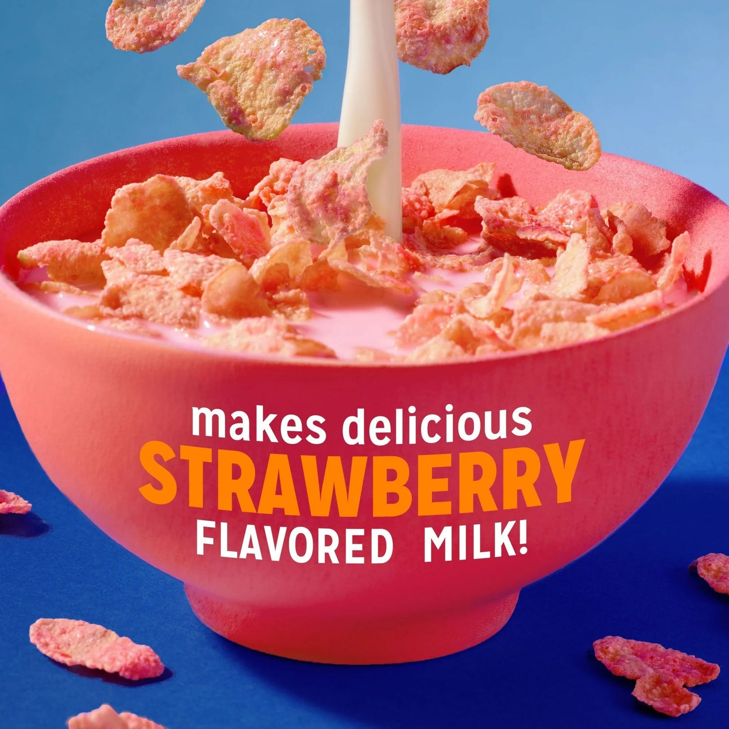 Strawberry Milkshake Breakfast Cereal