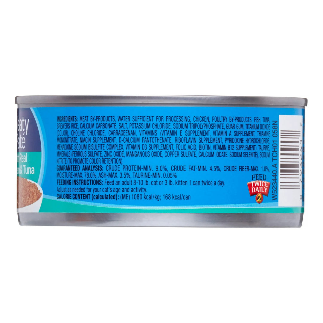 Meaty Paté With Real Chicken & Tuna Wet Cat Food,