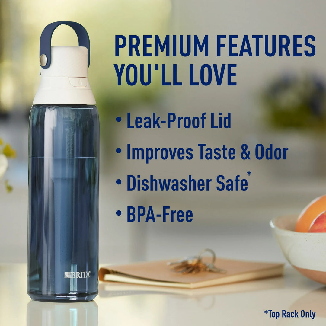 Water Bottle with Straw 26oz