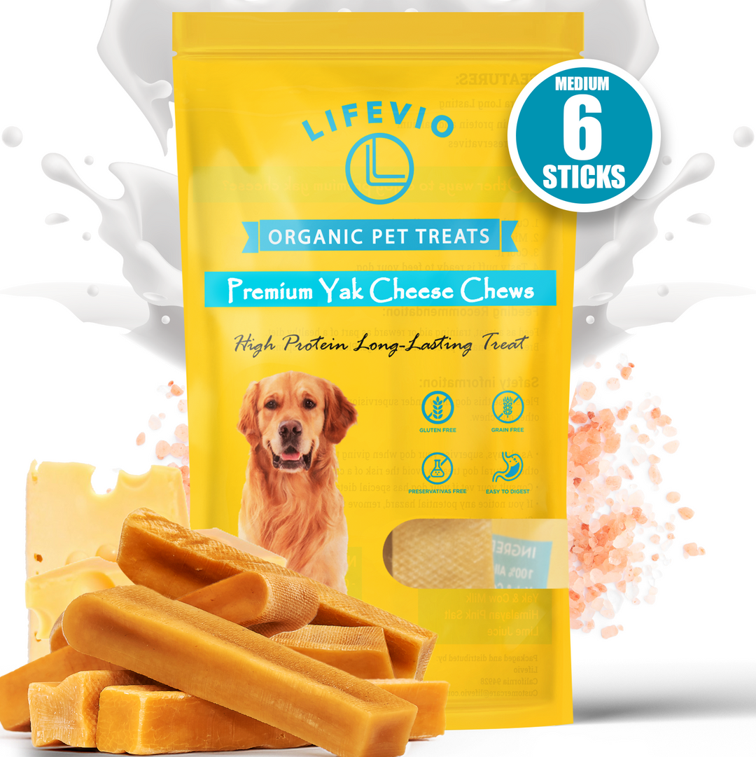 Premium Yak Cheese Chews for Medium Dogs | Pack of 6