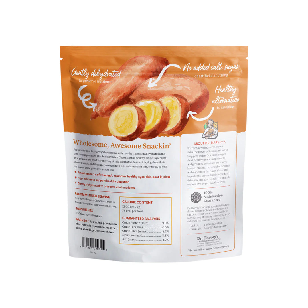 Sweet Potate'r Chews Sweet Potato Dog Treats