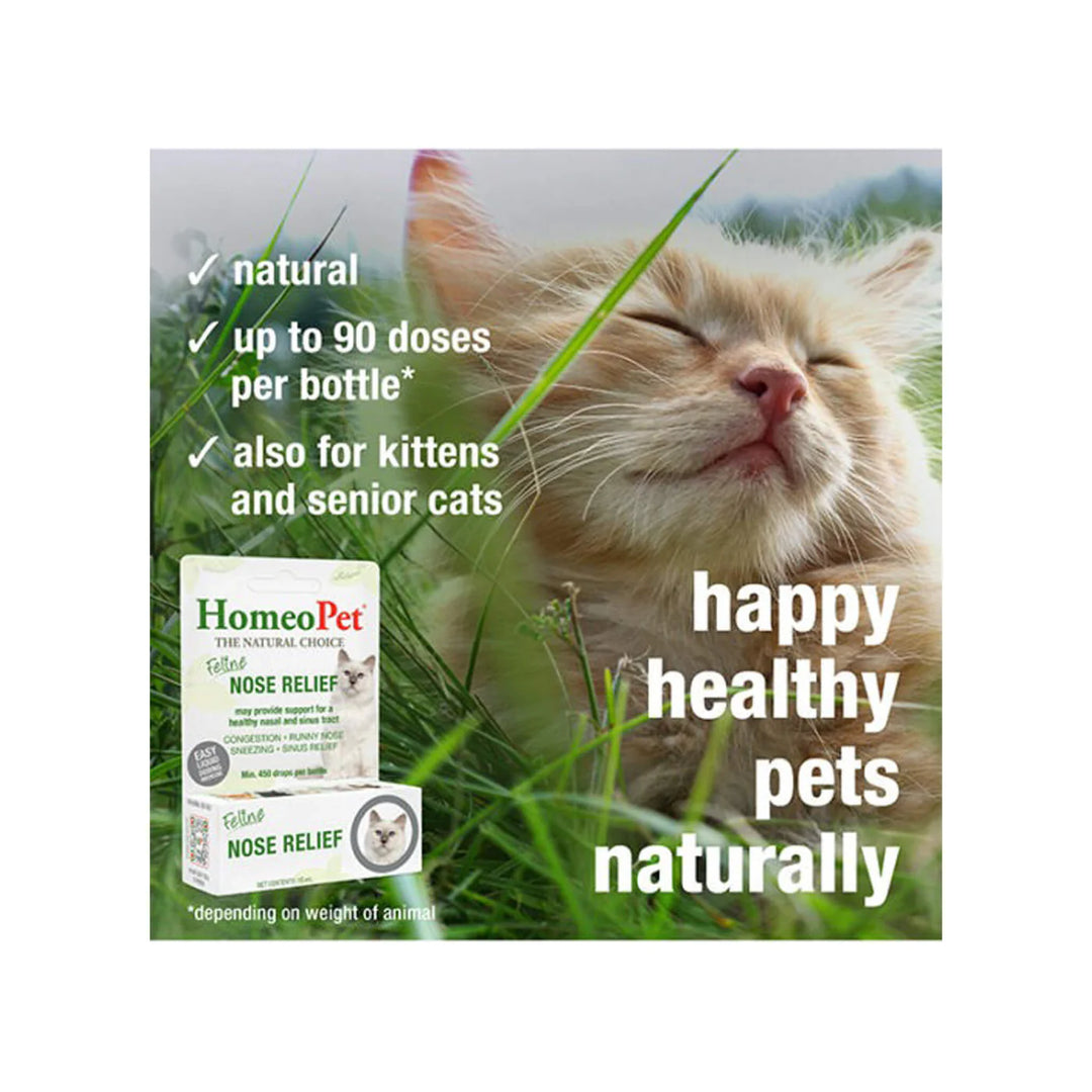 Feline Homeopathic Nose Relief Drops for Cats