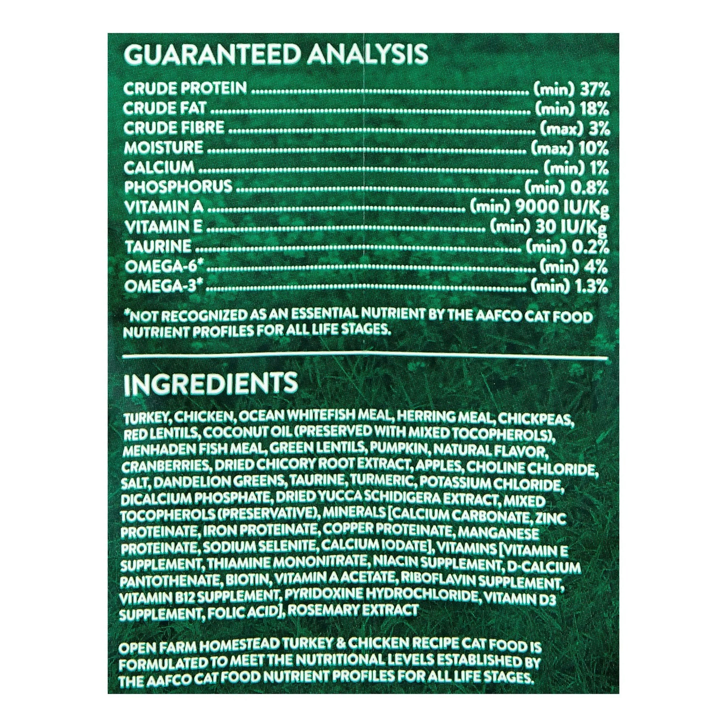 Grain-Free Turkey & Chicken Recipe Cat Food