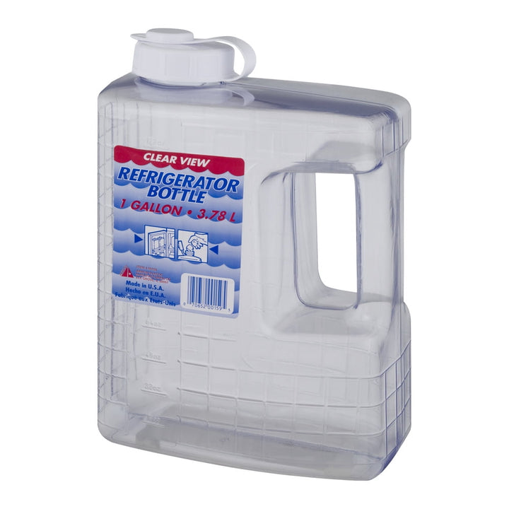 1 Gallon Clear Refrigerator Bottle