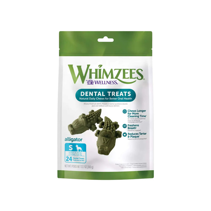 Vegetarian Dental Chews for Dogs - Alligator