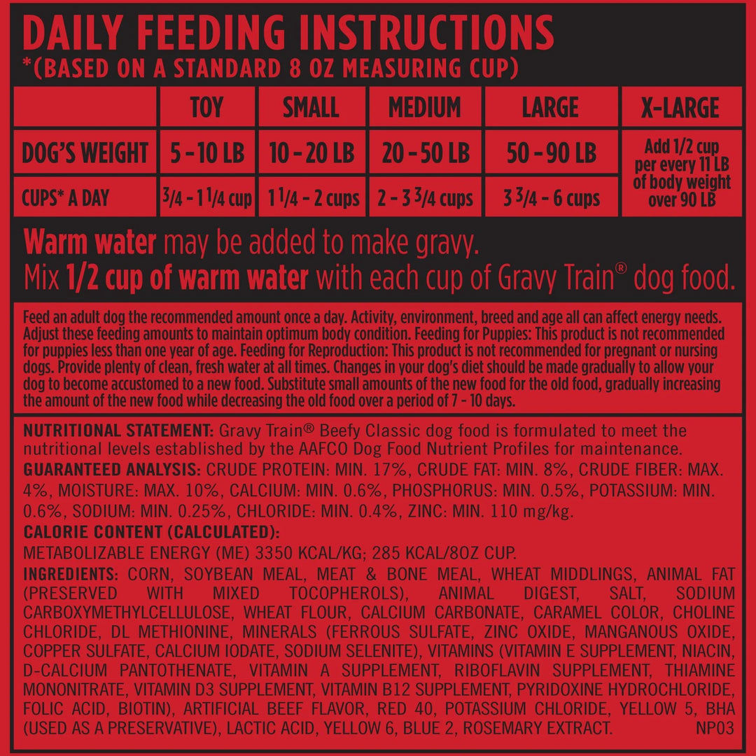Beefy Dry Dog Food