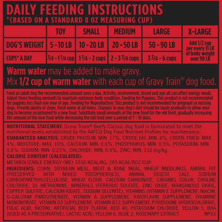 Beefy Dry Dog Food