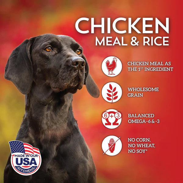 Adult Dry Dog Food - Chicken Meal & Rice
