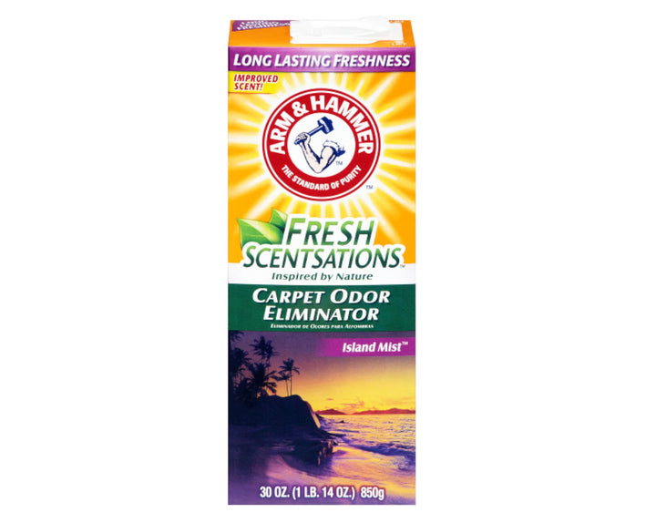 Fresh Scentsations Carpet Odor Eliminator, Island Mist, 30 oz Box