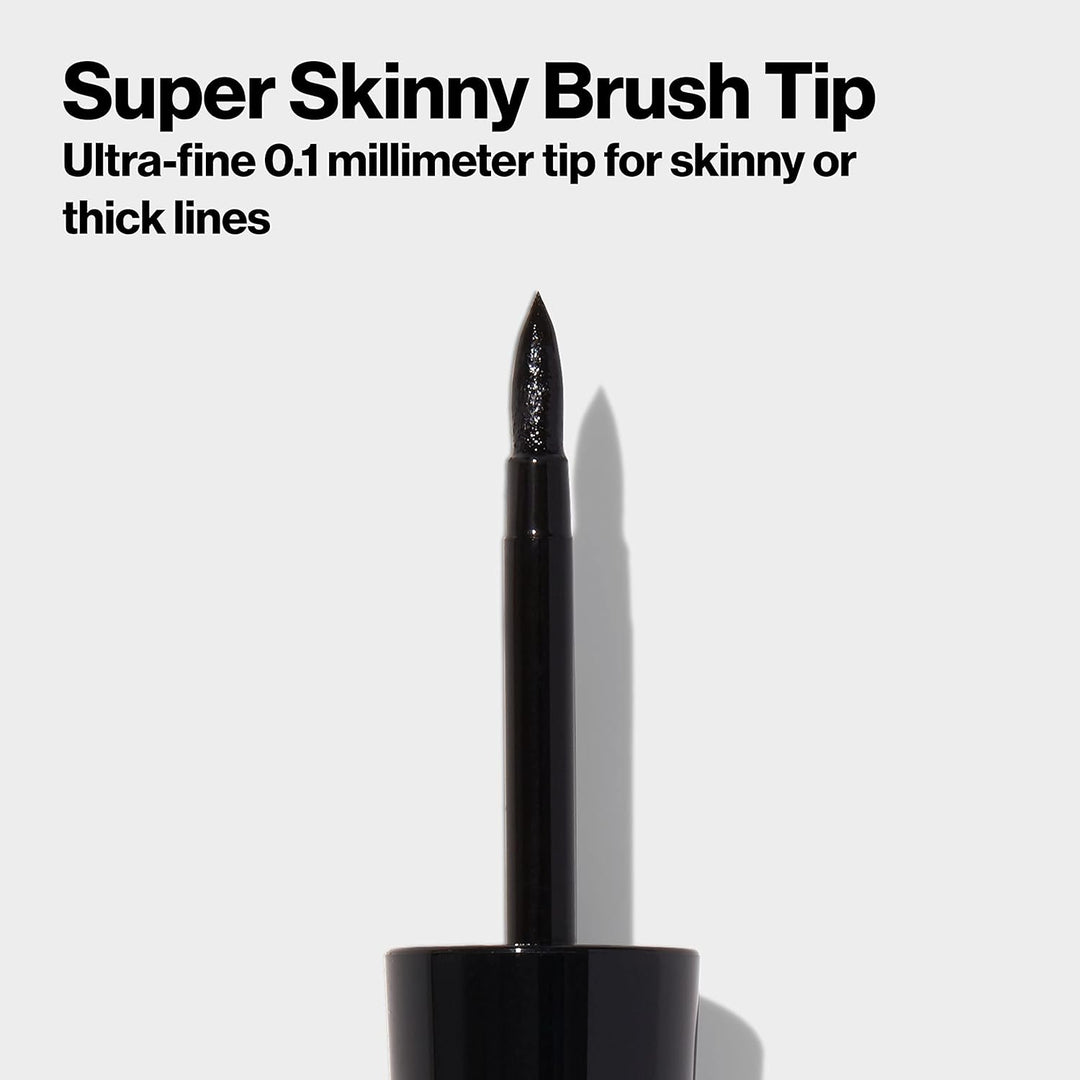 Liquid Eyeliner – Smudgeproof Longwear, Ultra-Fine Tip, Blackest Black (Pack of 2)