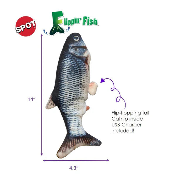 Flippin Fish Cat Toy - Single