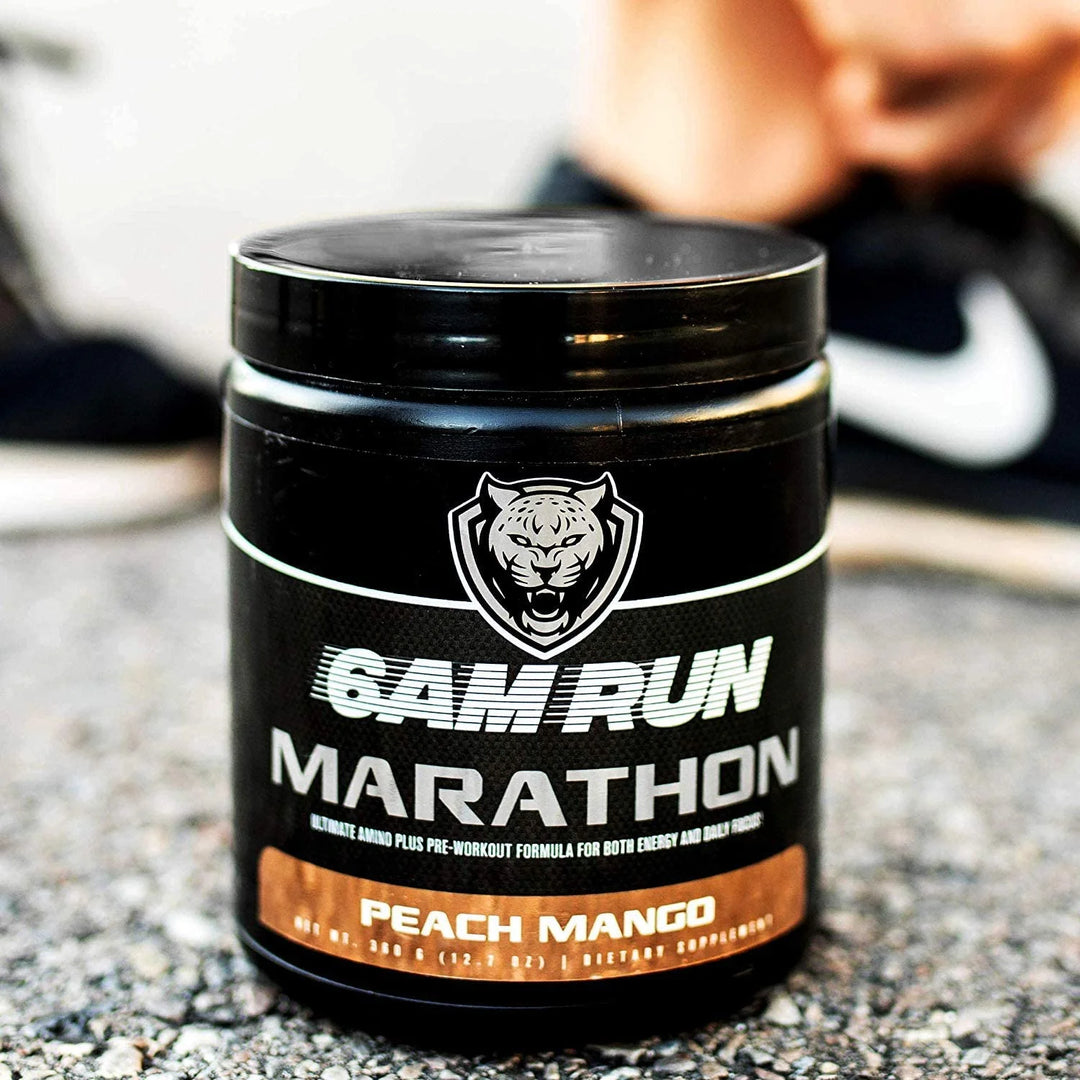 Marathon Peach Mango Energy Drink – 12 Essential Amino Acids