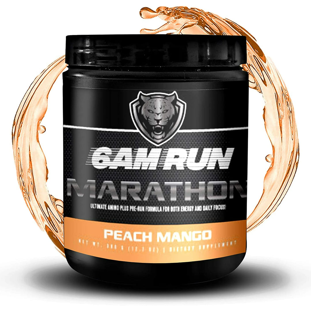 Marathon Peach Mango Energy Drink – 12 Essential Amino Acids