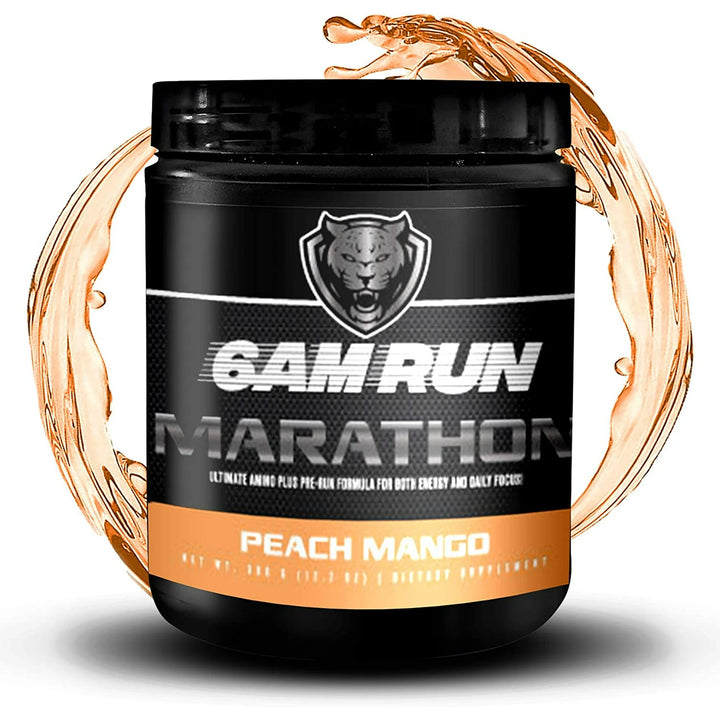 Marathon Peach Mango Energy Drink – 12 Essential Amino Acids