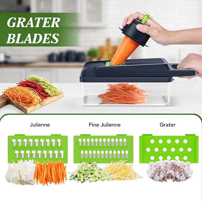 Vegetable Chopper  12 in 1  Multi-Functional