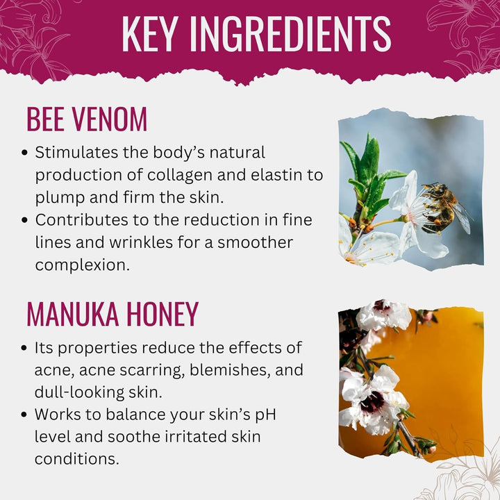 Natural Bee Venom Face Lift Treatment Cream