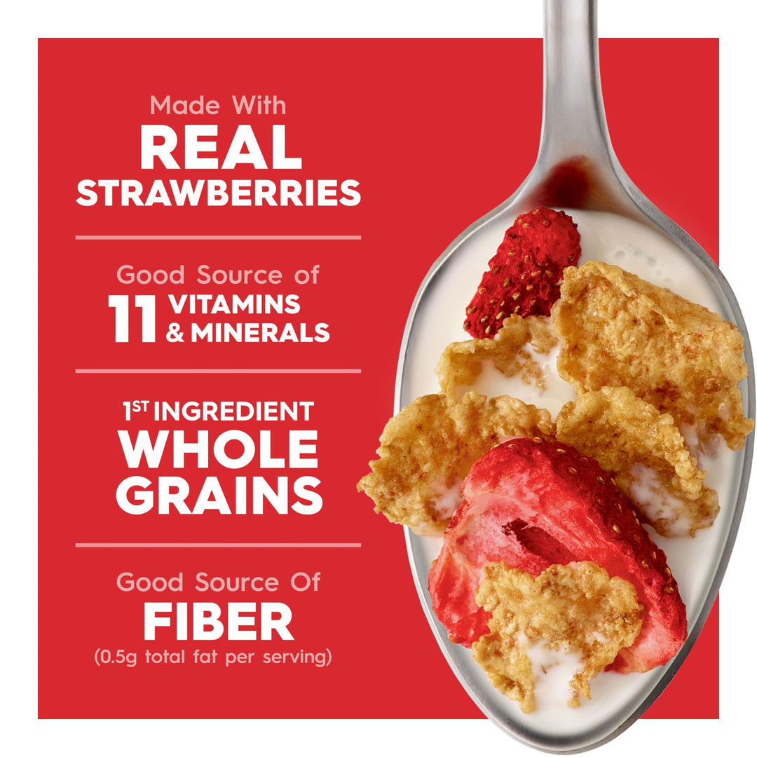 Kellogg's Special K Breakfast Cereal, Fiber Cereal, Family Breakfast, Family Size, Red Berries, 15.6oz Box (1 Box)