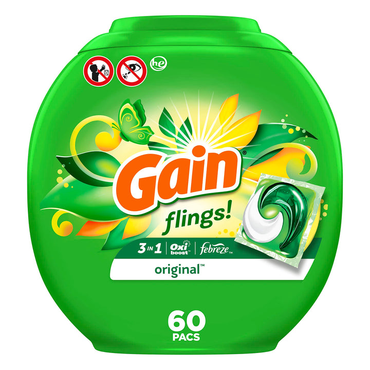 Liquid Laundry Detergent Pacs