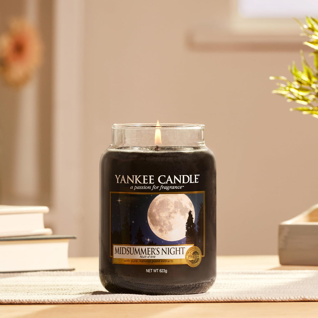 Yankee Candle Scented Candle | Midsummer's Night Large Jar Candle | Long Burning Candles: up to 150 Hours