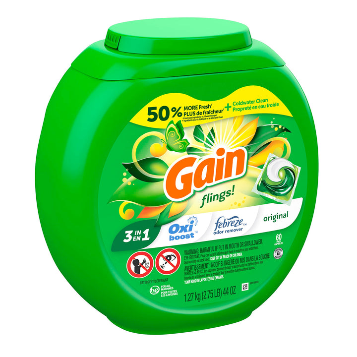 Liquid Laundry Detergent Pacs