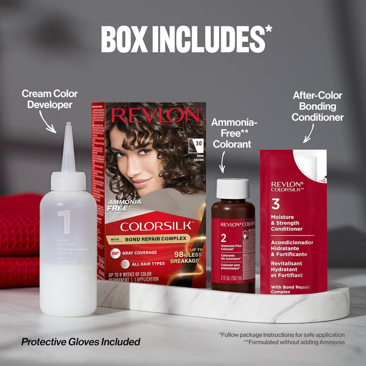 Hair Color Dye – Bond Repair, Ammonia-Free, Soft Black