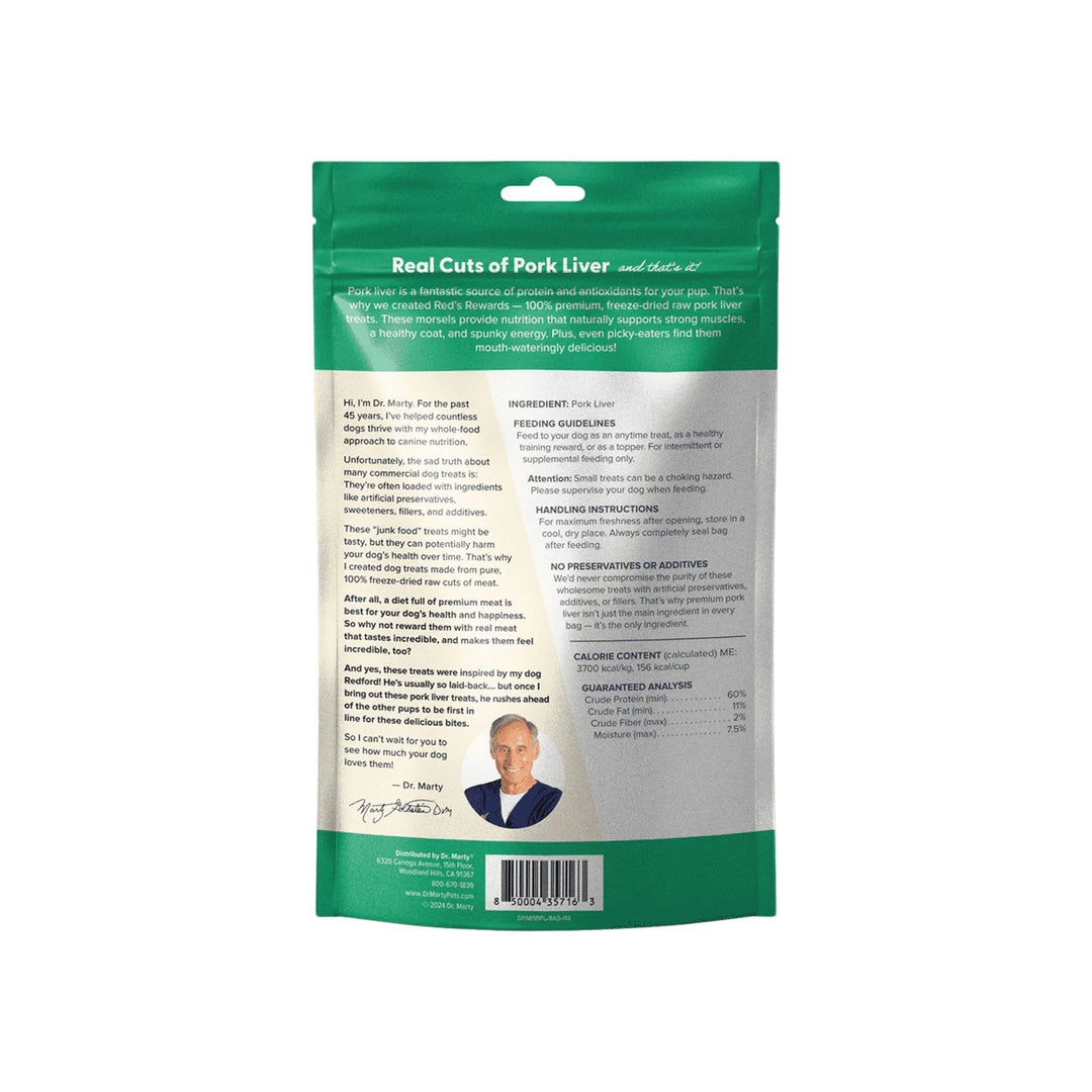 Freeze-Dried Raw Red's Rewards (Pork Liver)