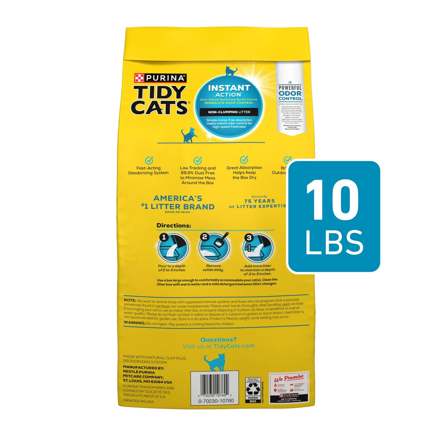 Cat Litter Deodorizer, 10 lb Bag