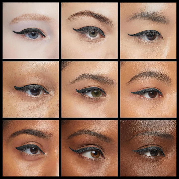 Liquid Eyeliner – Smudgeproof Longwear, Ultra-Fine Tip, Blackest Black (Pack of 2)