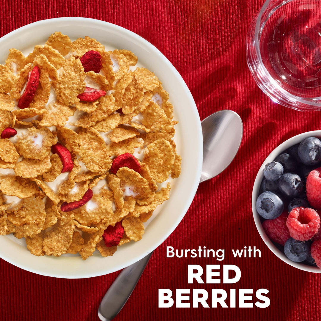 Kellogg's Special K Breakfast Cereal, Fiber Cereal, Family Breakfast, Family Size, Red Berries, 15.6oz Box (1 Box)